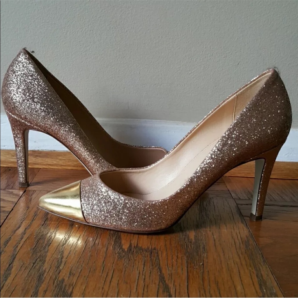 J. Crew Everly Glitter Pumps